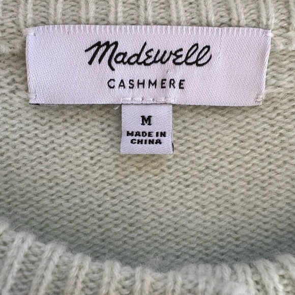 Madewell Mint Green Button-Up Women's Cardigan Sweater - Picture 2 of 6